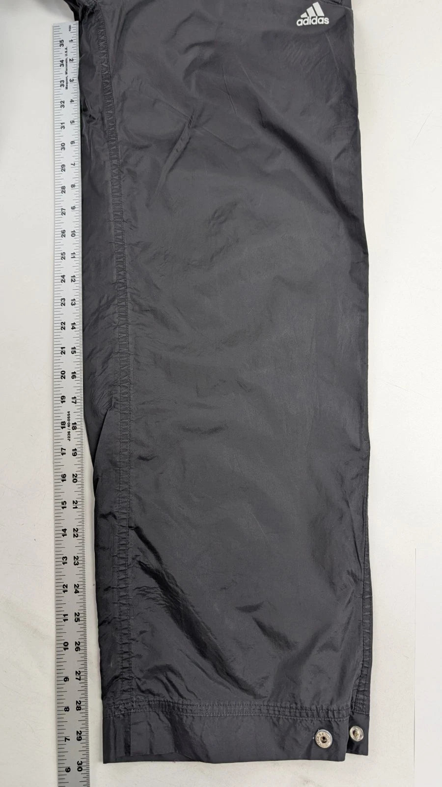 Adidas Nylon Track Pants Size Small Black