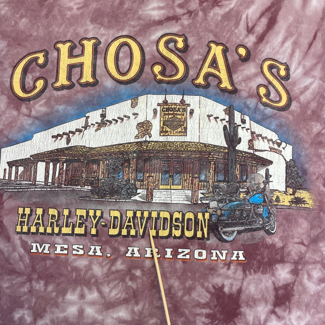 Vintage Harley Davidson Motorcycles Tie Dye T-Shirt Size XL