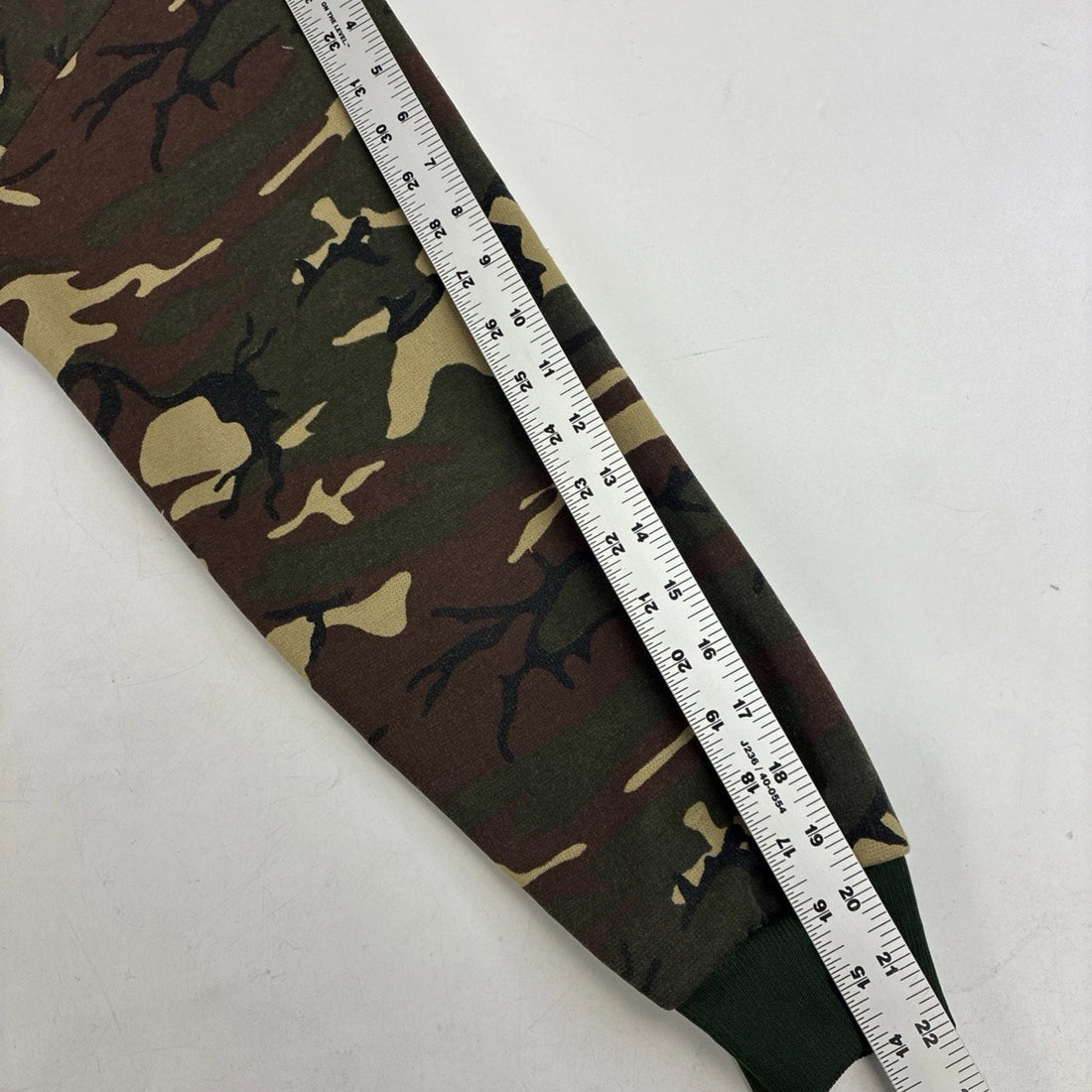 Vintage Camo Thermal Sweatshirt Hoodie Size Small 80s
