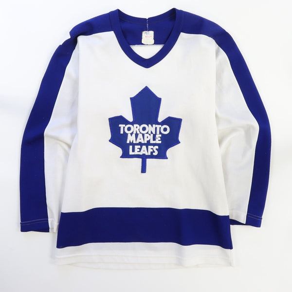 Vintage Toronto Maple Leafs Maska Ultrafil Jersey Size Small White 80s Throwback Vault