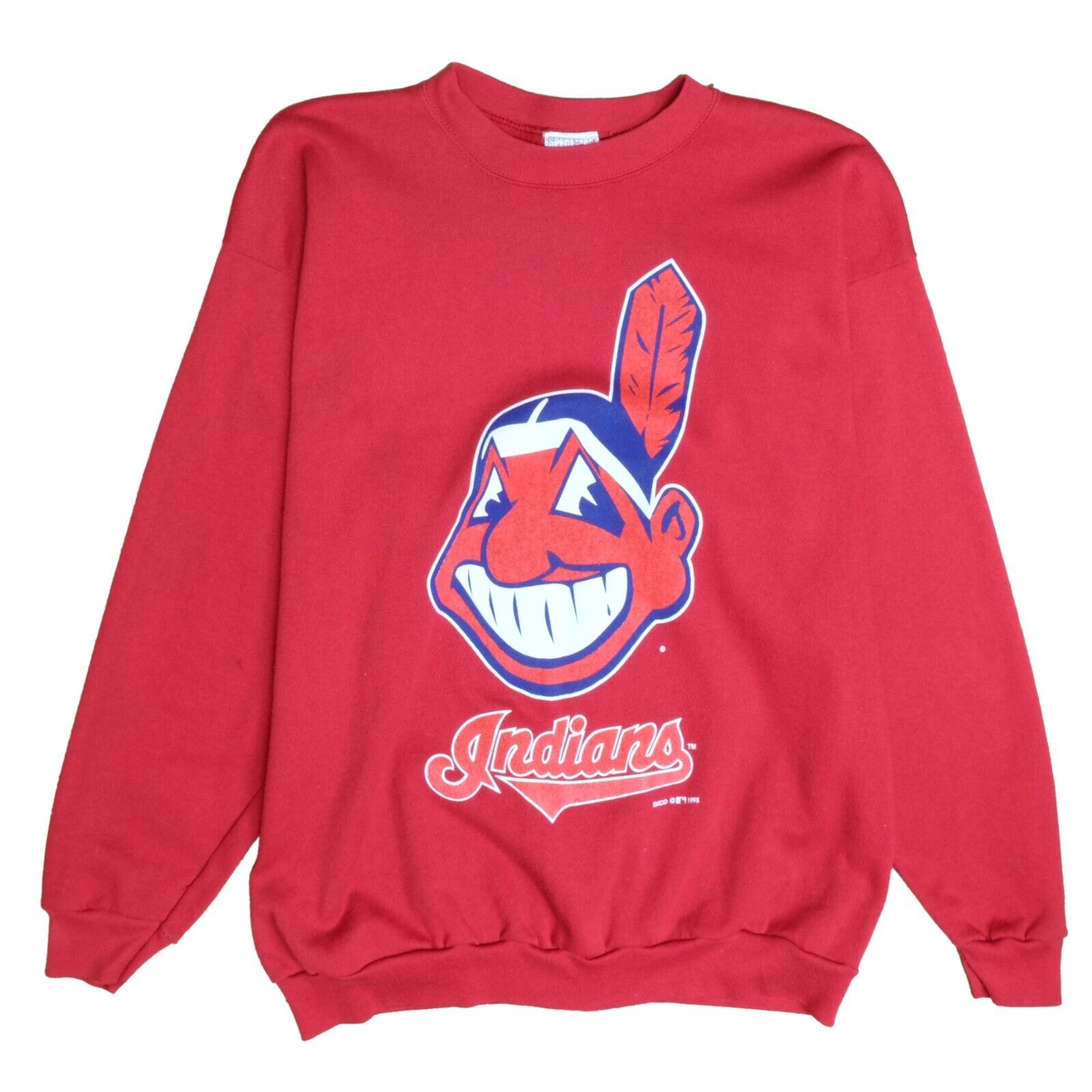 Vintage Cleveland Indians Crewneck Sweatshirt Size XL 1995 90s MLB