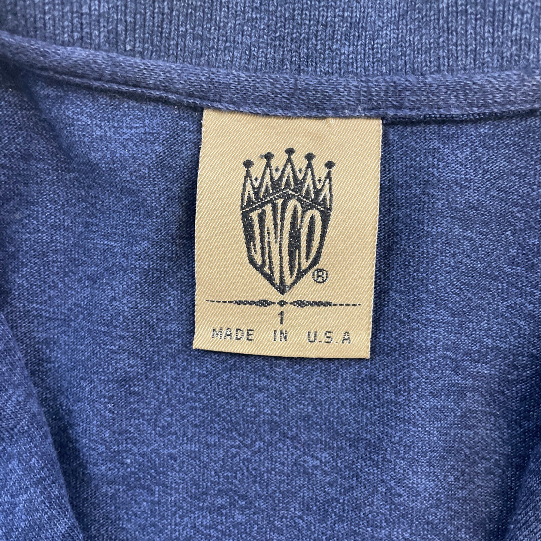Vintage JNCO 1/4 Zip Pullover Sweater Size 1 Striped Y2K