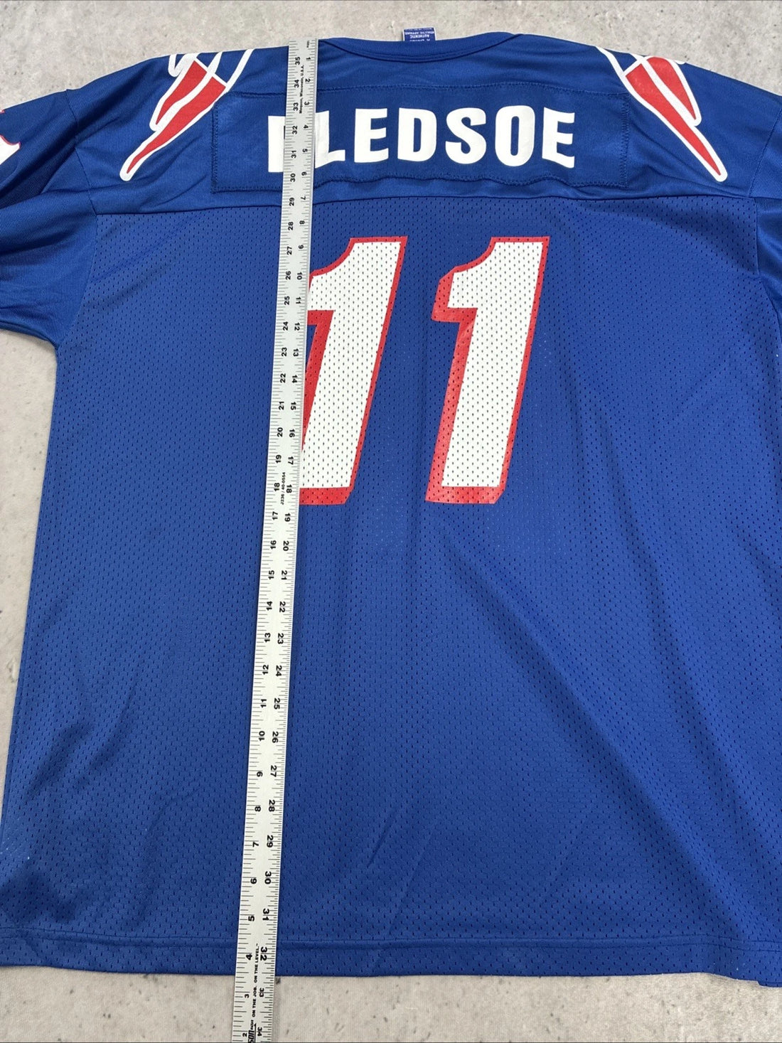 Vintage New England Patriots Drew Bledsoe Champion Jersey Size XL 48 NFL