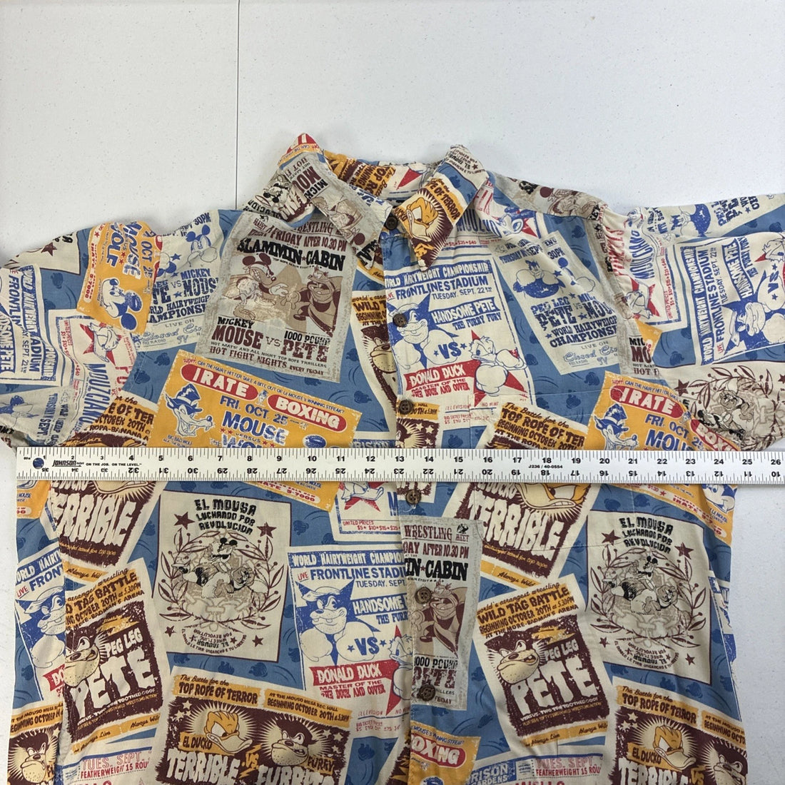 Mickey Mouse Disney Reyn Spooner Hawaiian Shirt Size Large