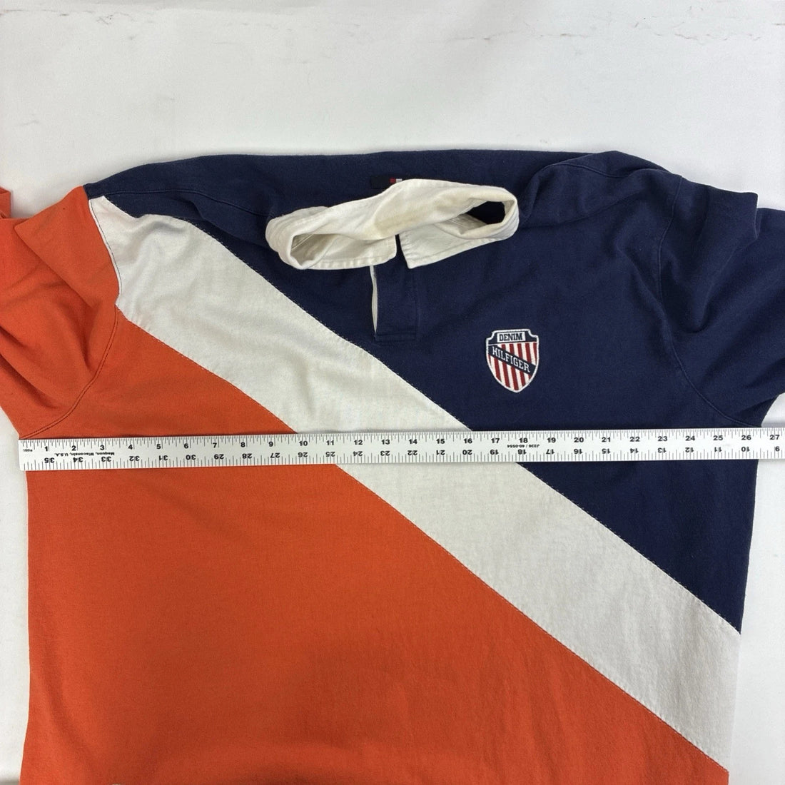 Vintage Tommy Hilfiger Jeans Rugby Shirt Size 2XL