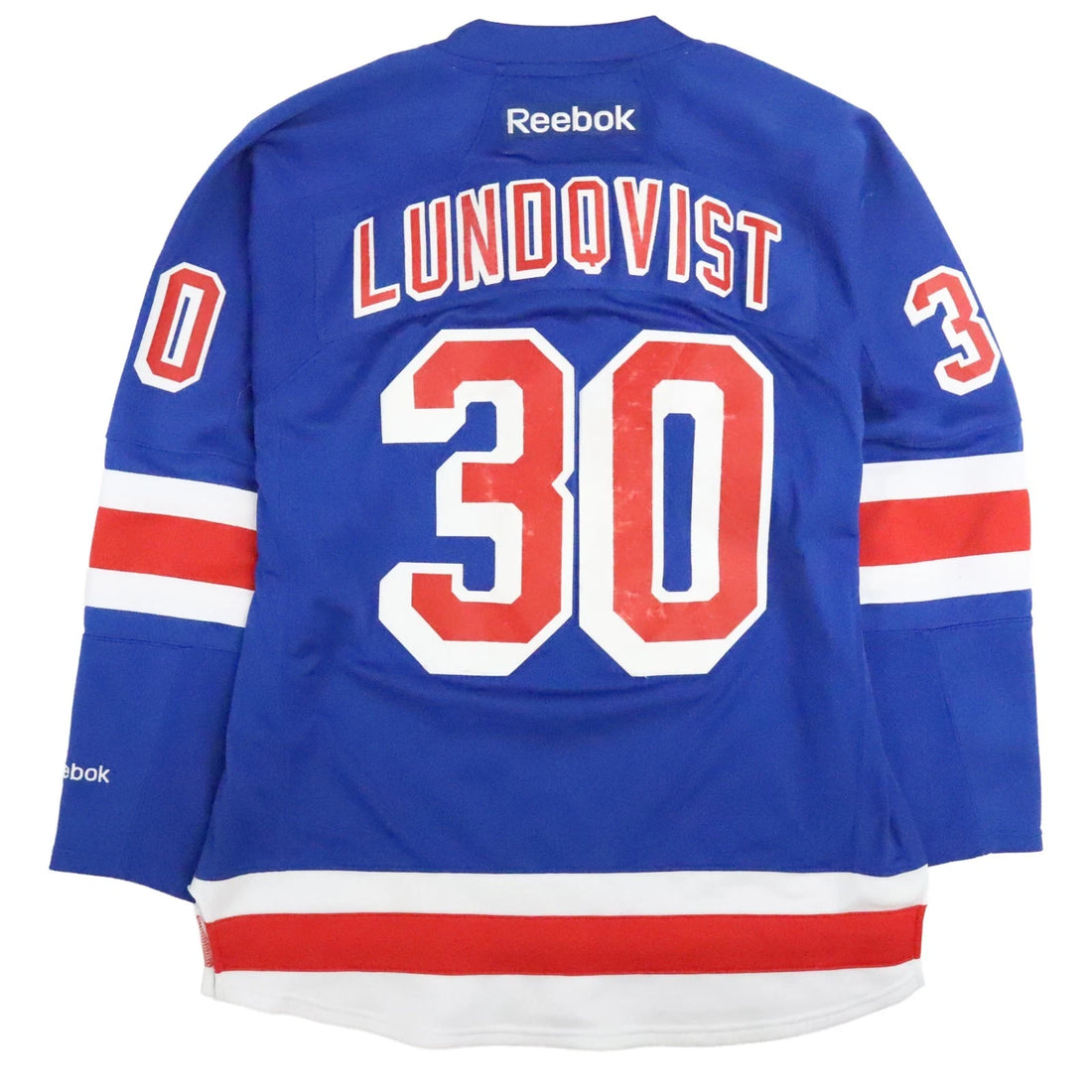 New York Rangers Henrik Lundqvist Reebok Hockey Jersey Size Large NHL