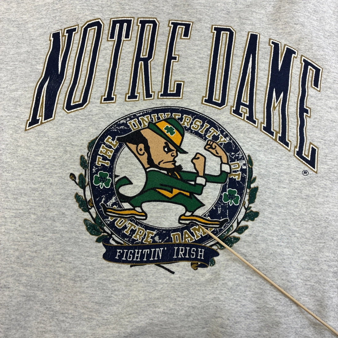 Vintage Notre Dame Fighting Irish Crewneck Sweatshirt Size Large NCAA