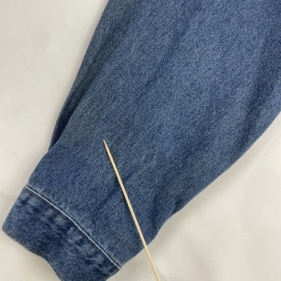 Carhartt Denim Trucker Work Jacket Size 3XL Tall J12 DST