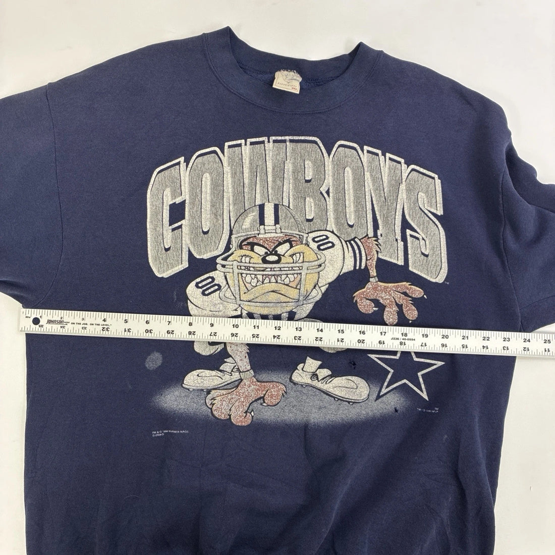 Vintage Dallas Cowboys Taz Sweatshirt Crewneck Size XL 90s NFL