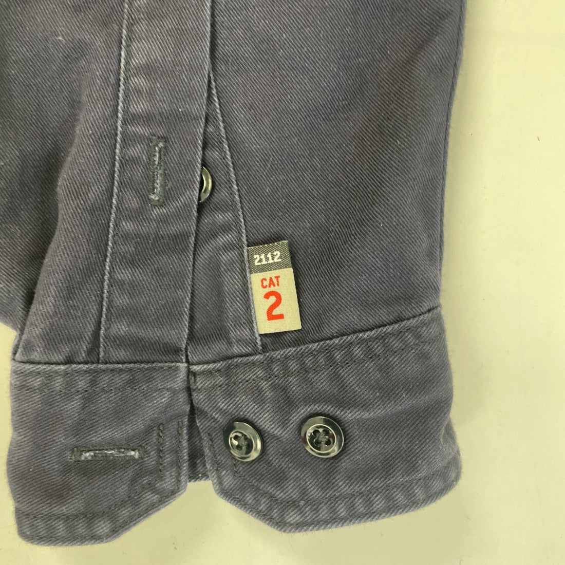 Carhartt FR Button Up Shirt Size XL Blue