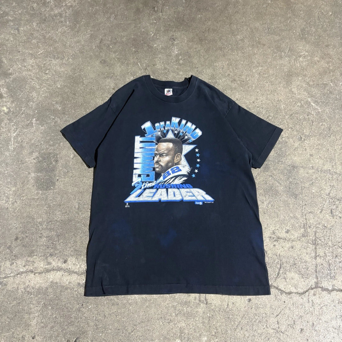 Vintage Emmitt Smith Dallas Cowboys 1 Of A Kind T-Shirt Size XL 1994 90s NFL