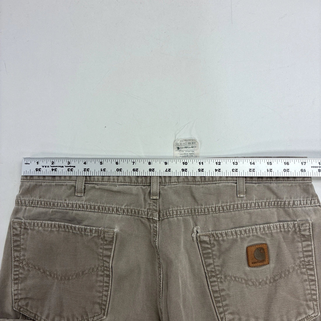Carhartt Carpenter Work Pants Size 36 X 34 Tan