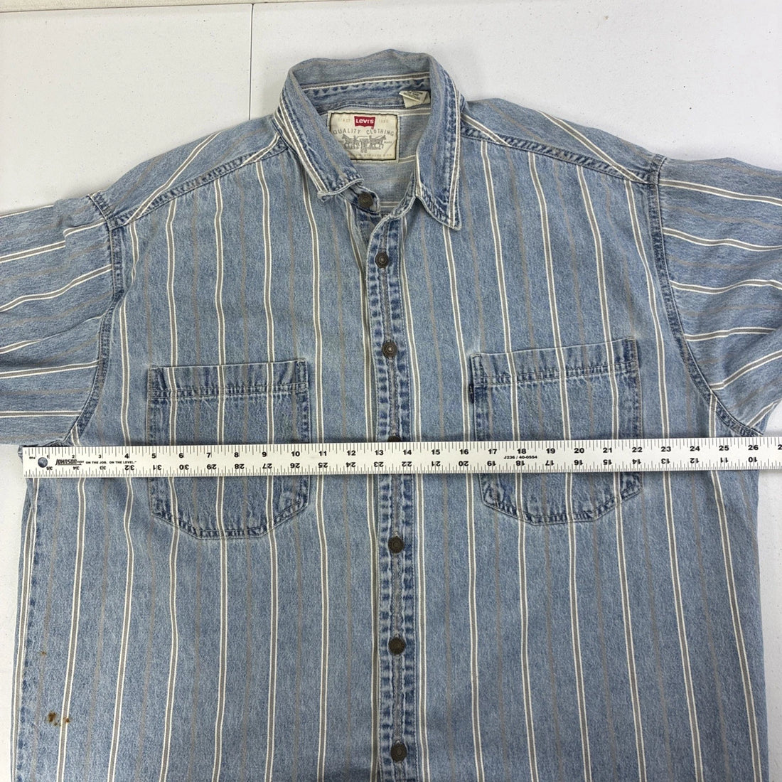 Levi's Denim Button Up Shirt Size XL