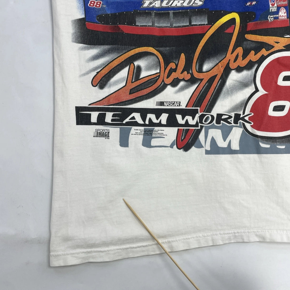 Vintage Robert Yates Racing T-Shirt Size XL All Over Print NASCAR