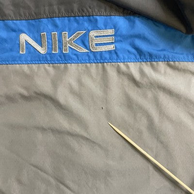 Vintage Nike Windbreaker Light Jacket Size Medium Gray