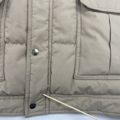 Vintage Inuvik Puffer Vest Jacket Size Large Tan Insulated