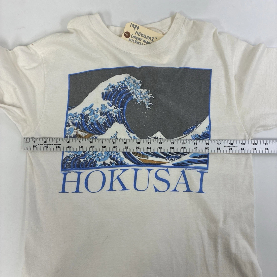 Vintage Hokusai Great Wave Off Kanagawa Art T-Shirt Size Large