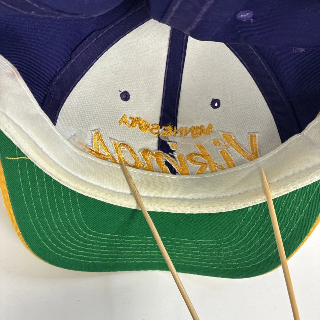 Minnesota Vikings Script Sports Specialties Snapback Hat Cap OSFA NFL