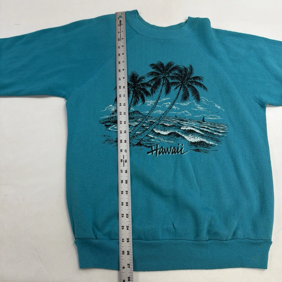 Vintage Hawaii Coast Beach Crewneck Sweatshirt Size Large 80s 90s