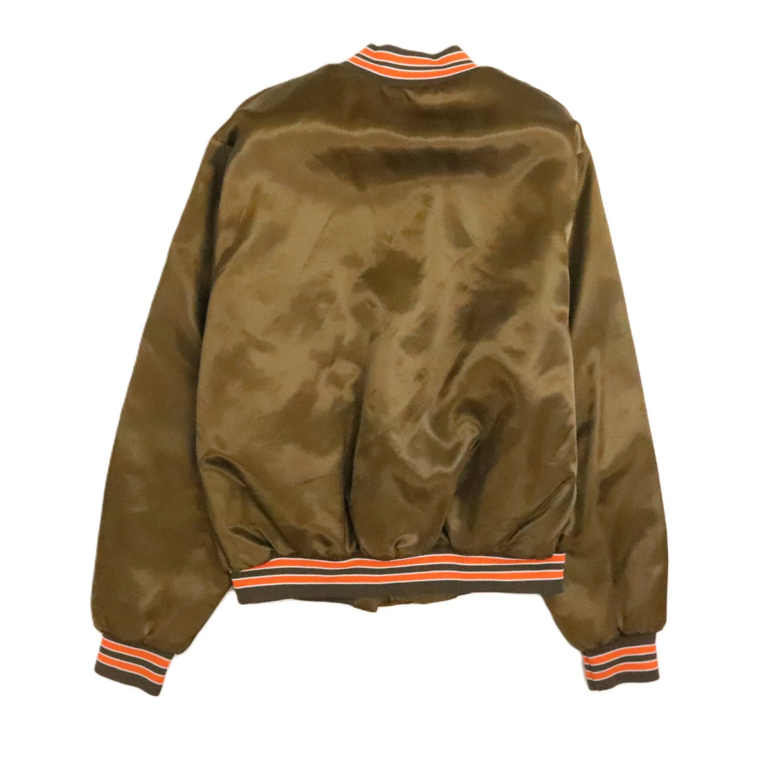 Vintage Cleveland Browns Satin Bomber Jacket Size Large NFL