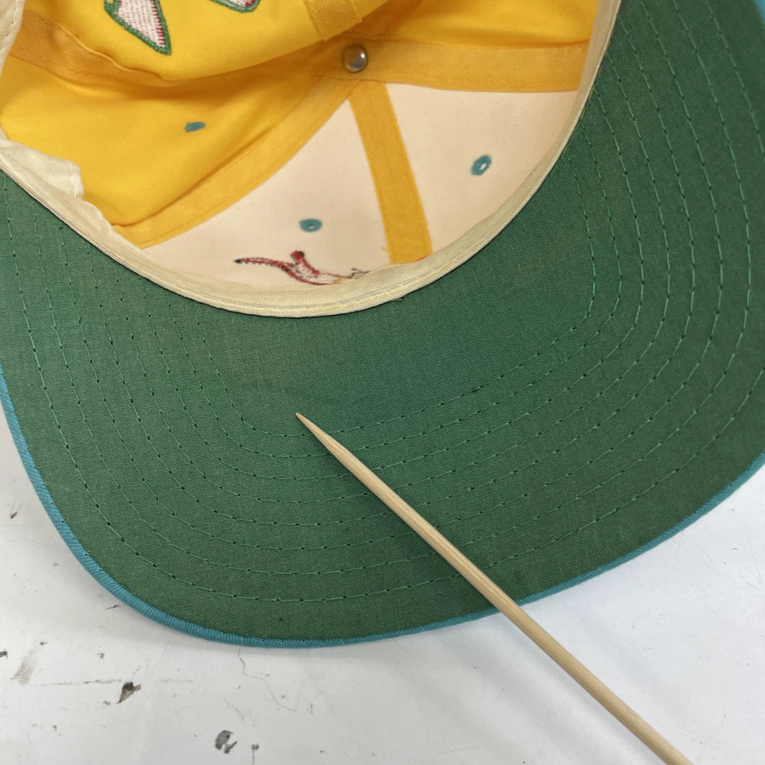 Vintage Aladdin Lago Blockhead Disney Snapback Hat Cap OSFA 90s