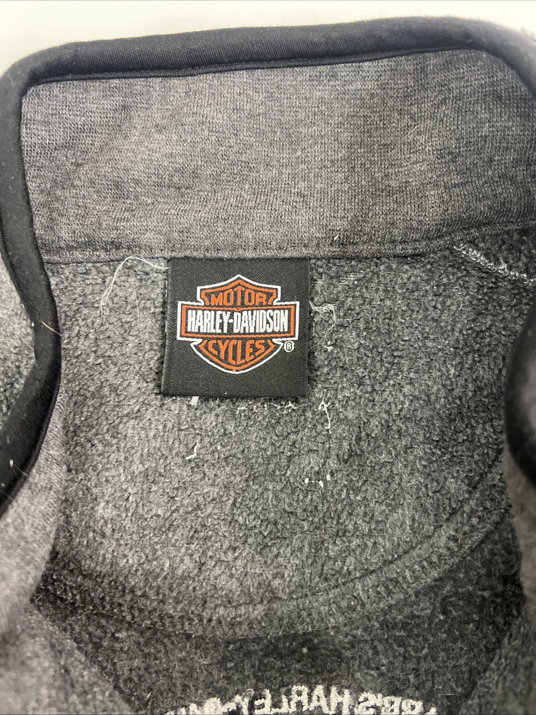 Harley Davidson Motorcycles Pullover Fleece Jacket Size 2XL