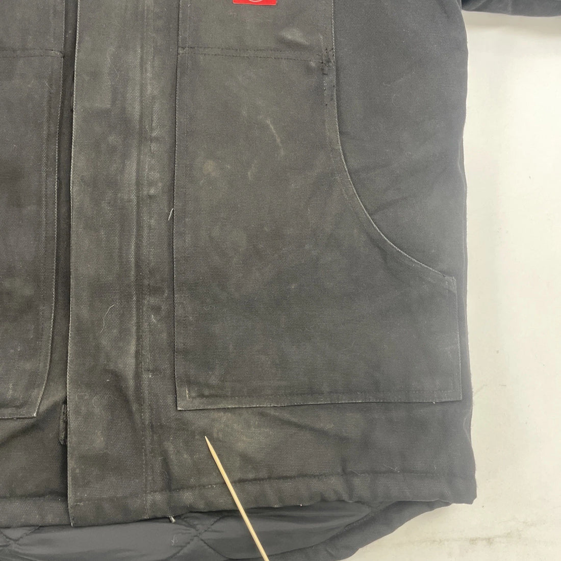 Dickies Canvas Work Jacket Size Large Black