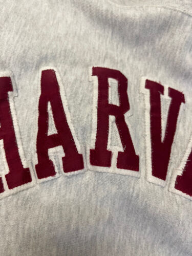Vintage Harvard Crimson Sweatshirt Crewneck Size XL Embroidered 90s NCAA