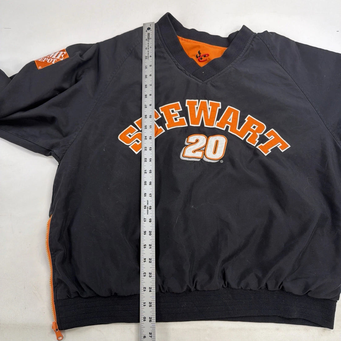 Tony Stewart Home Depot Racing Windbreaker Light Jacket XL Reversible