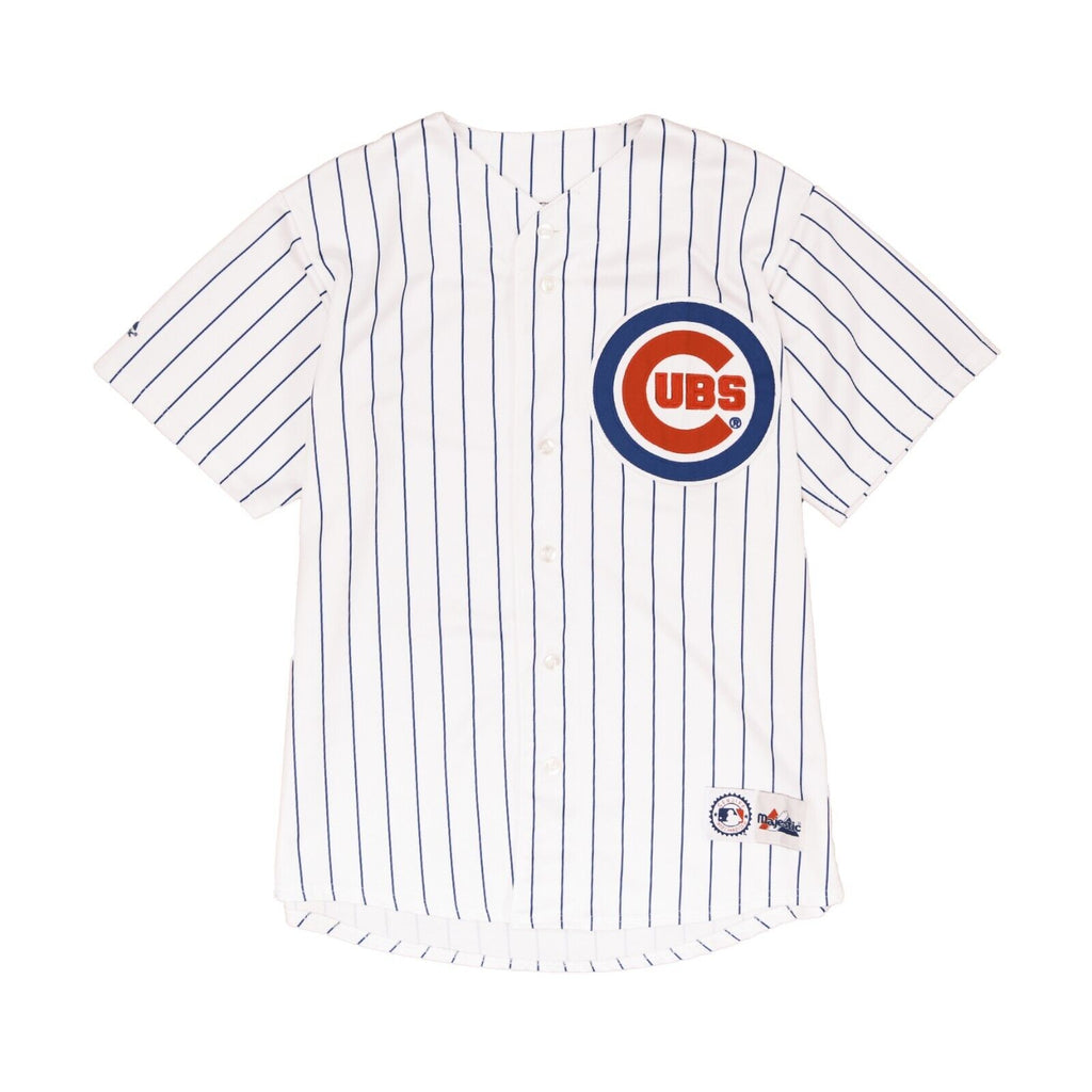 Vintage Chicago Cubs Majestic Pinstripe Baseball Jersey Size XL MLB –  Throwback Vault