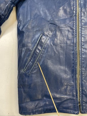 Vintage Ryerson Engineering Leather Varsity Jacket Size Medium