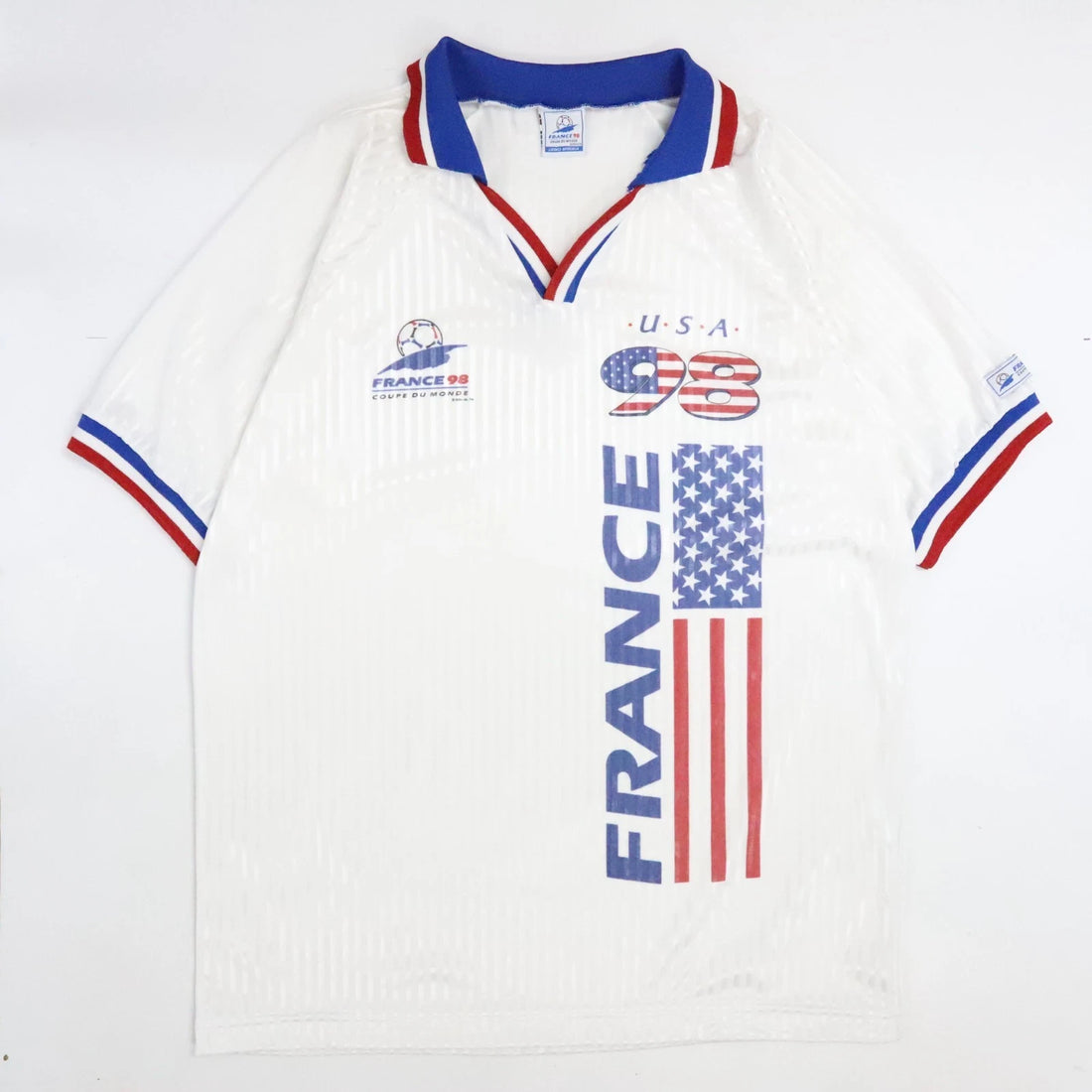 Vintage USA France 98 Soccer Football Jersey Size Large FIFA
