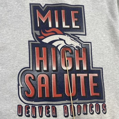 Vintage Denver Broncos Mile High Salute Sweatshirt Crewneck Size XL NFL