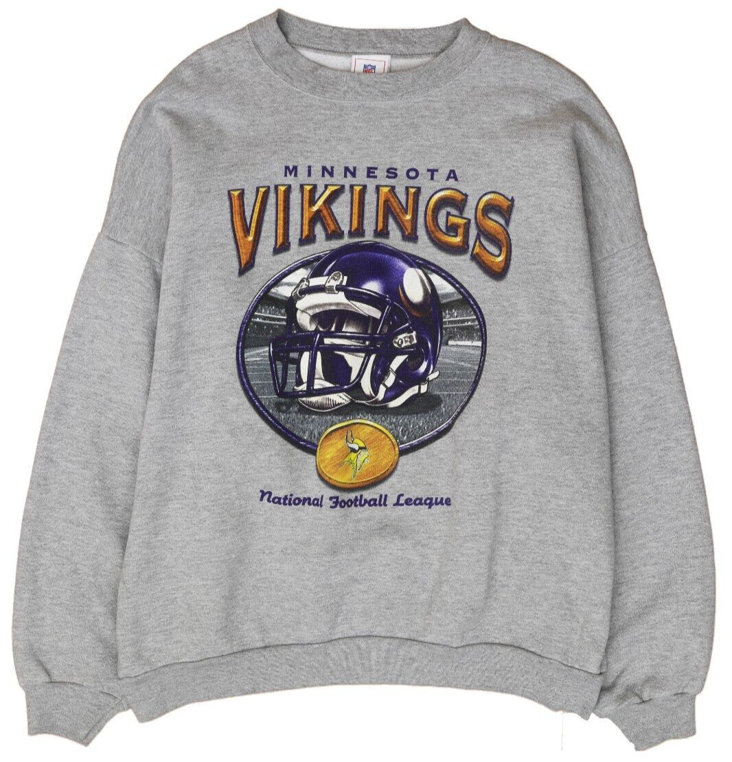 Vintage Minnesota Vikings Sweatshirt Crewneck Size XL NFL