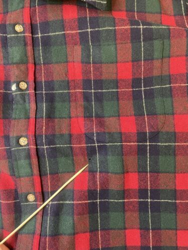 Pendleton Wool Lodge Button Up Shirt Size XL Tartan Plaid