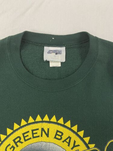 Vintage Green Bay Packers CSA Sweatshirt Crewneck Size XL Green 90s NF –  Throwback Vault