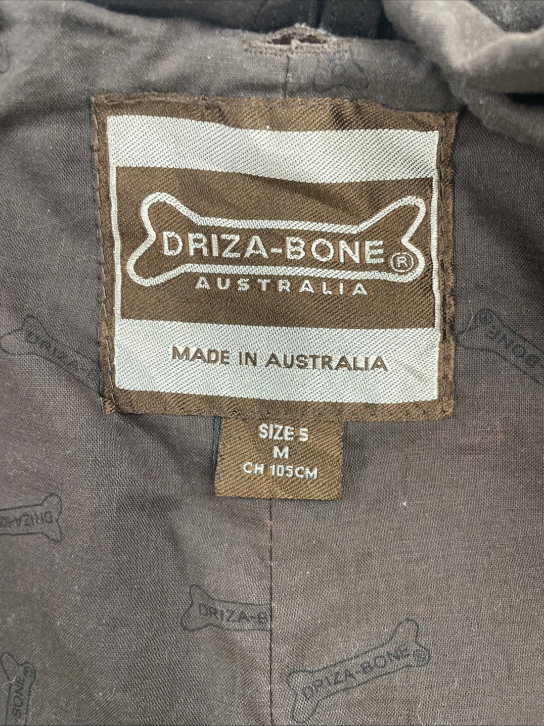 Driza-Bone Waxed Duster Coat Jacket Size Small Brown