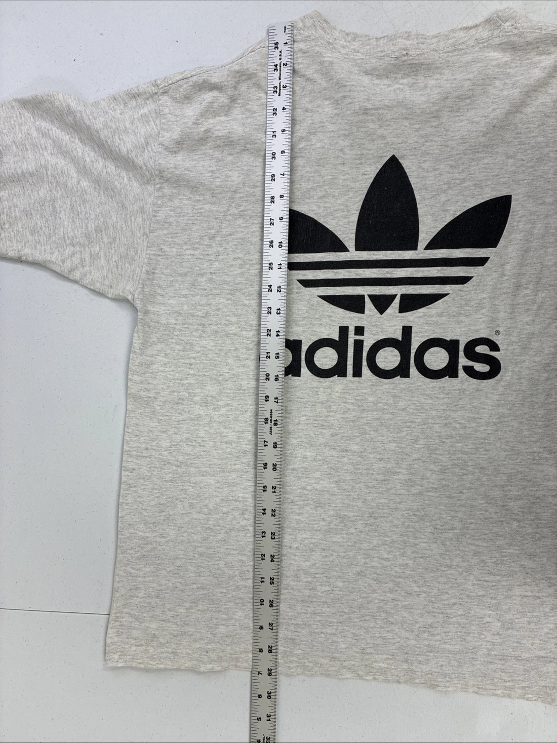 Vintage Adidas Trefoil T-Shirt Size XL Double Sided 90s