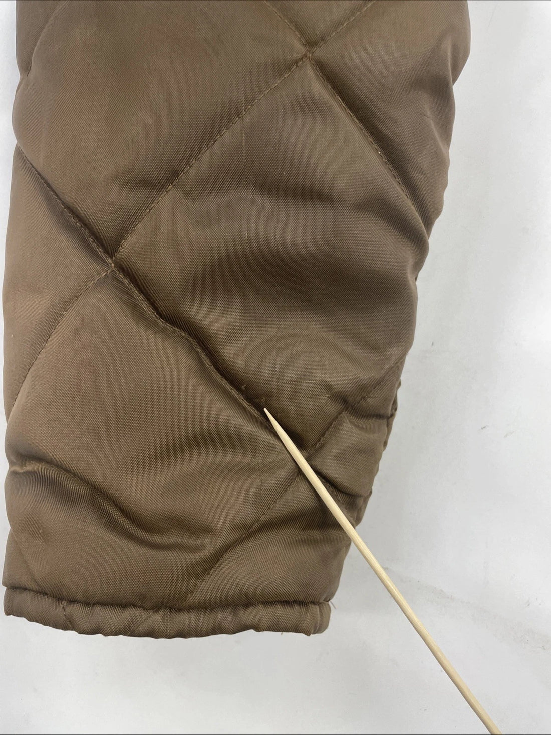 Vintage Walls Blizzard-Pruf Quilted Coat Jacket Size Medium Tall Brown