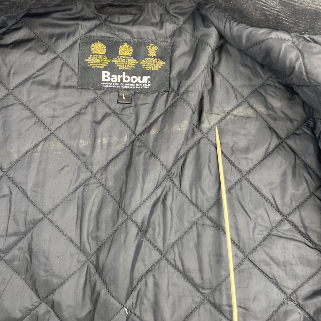 Barbour Eton Waxed Coat Jacket Size Large