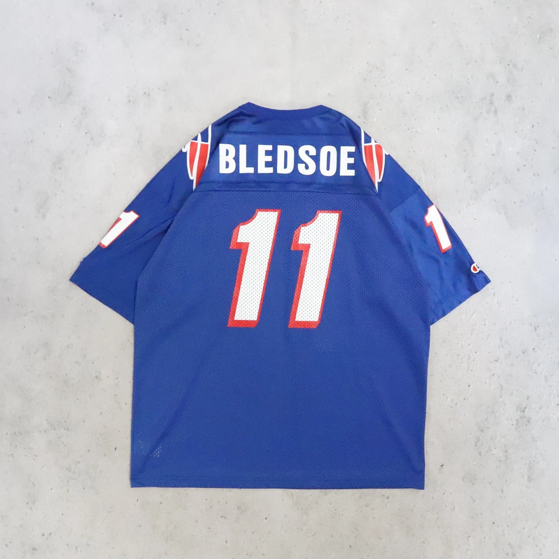 Vintage New England Patriots Drew Bledsoe Champion Jersey Size XL 48 NFL