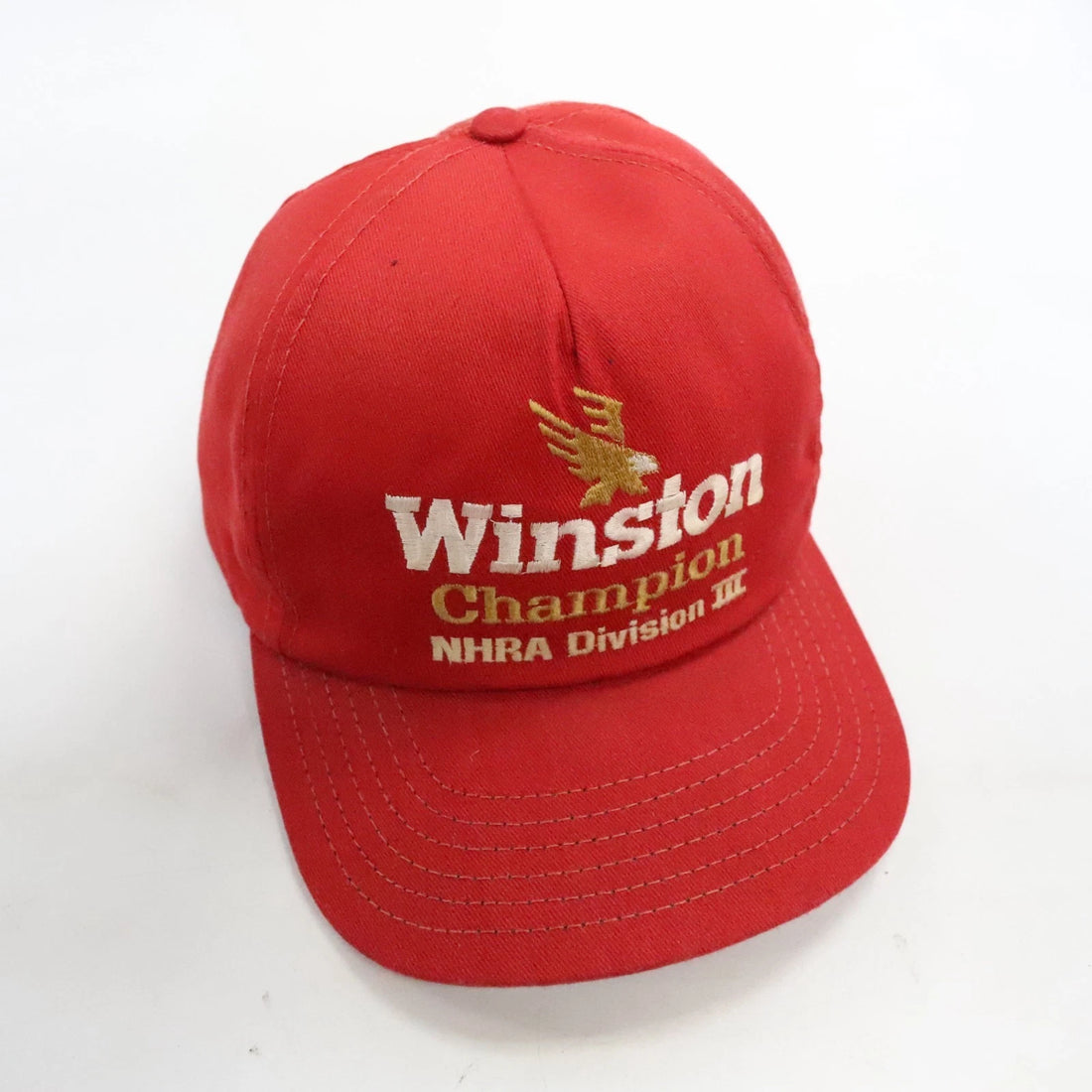 Vintage Winston Champion NHRA Drag Racing Snapback Hat OSFA