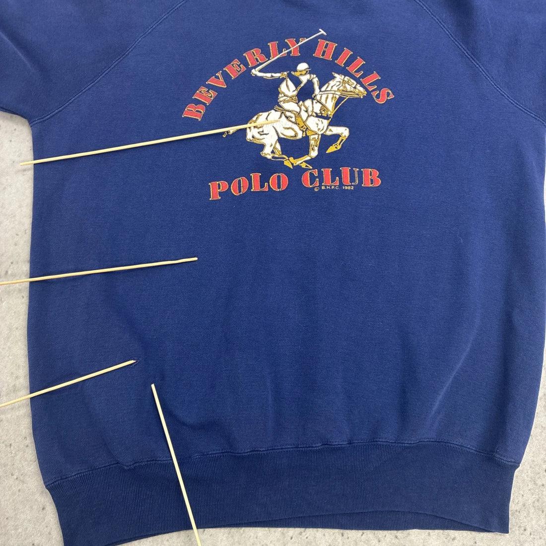 Vintage Beverly Hills Polo Club Crewneck Sweatshirt Size Large 80s