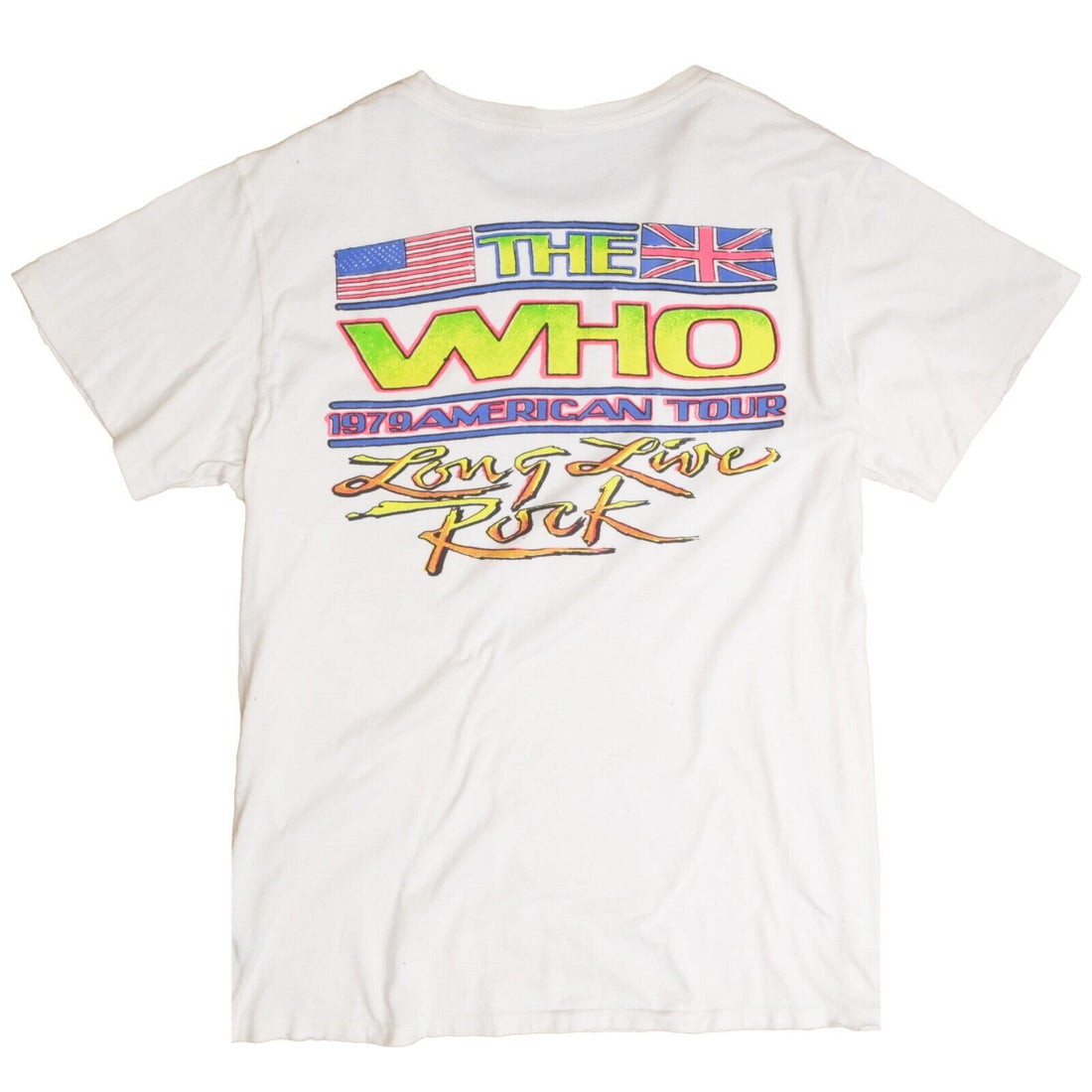 Vintage The Who The Kids Are Alright Long Live Rock Tour T-Shirt Size Large 1979