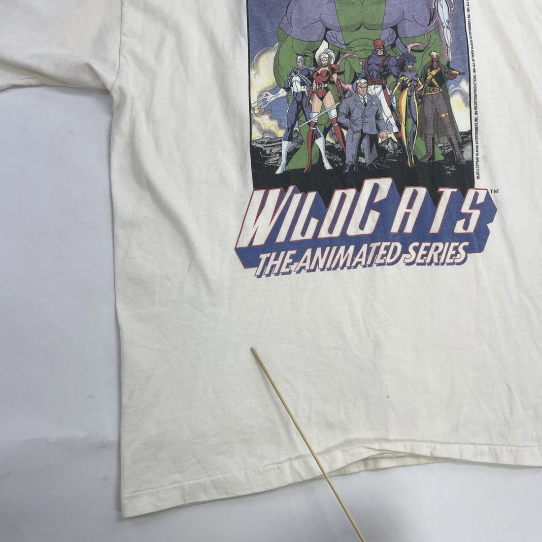 Vintage Wildcats The Animated Series T-Shirt Size XL Comics 1994