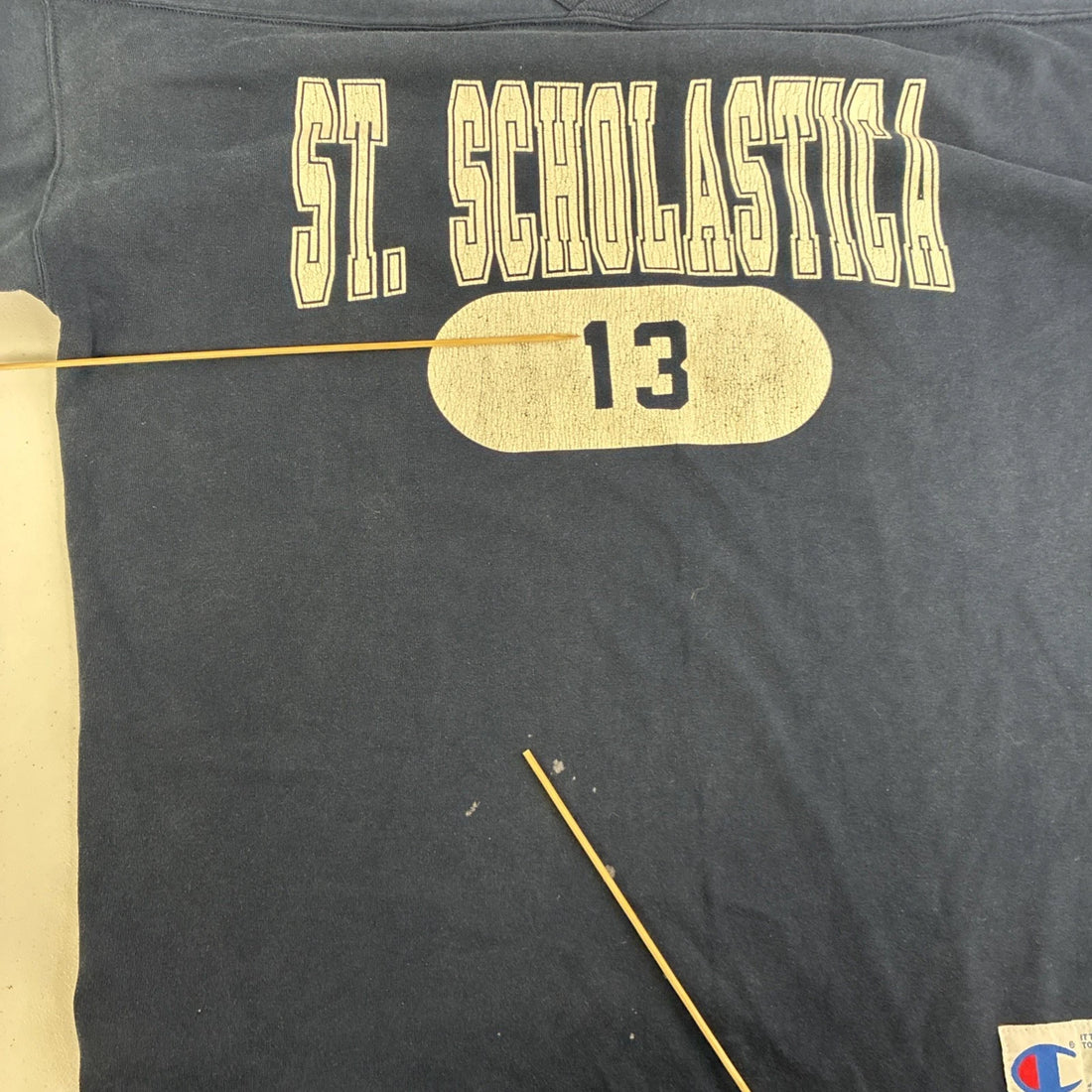 Vintage St. Scholastica Champion Football Jersey Shirt Size XL