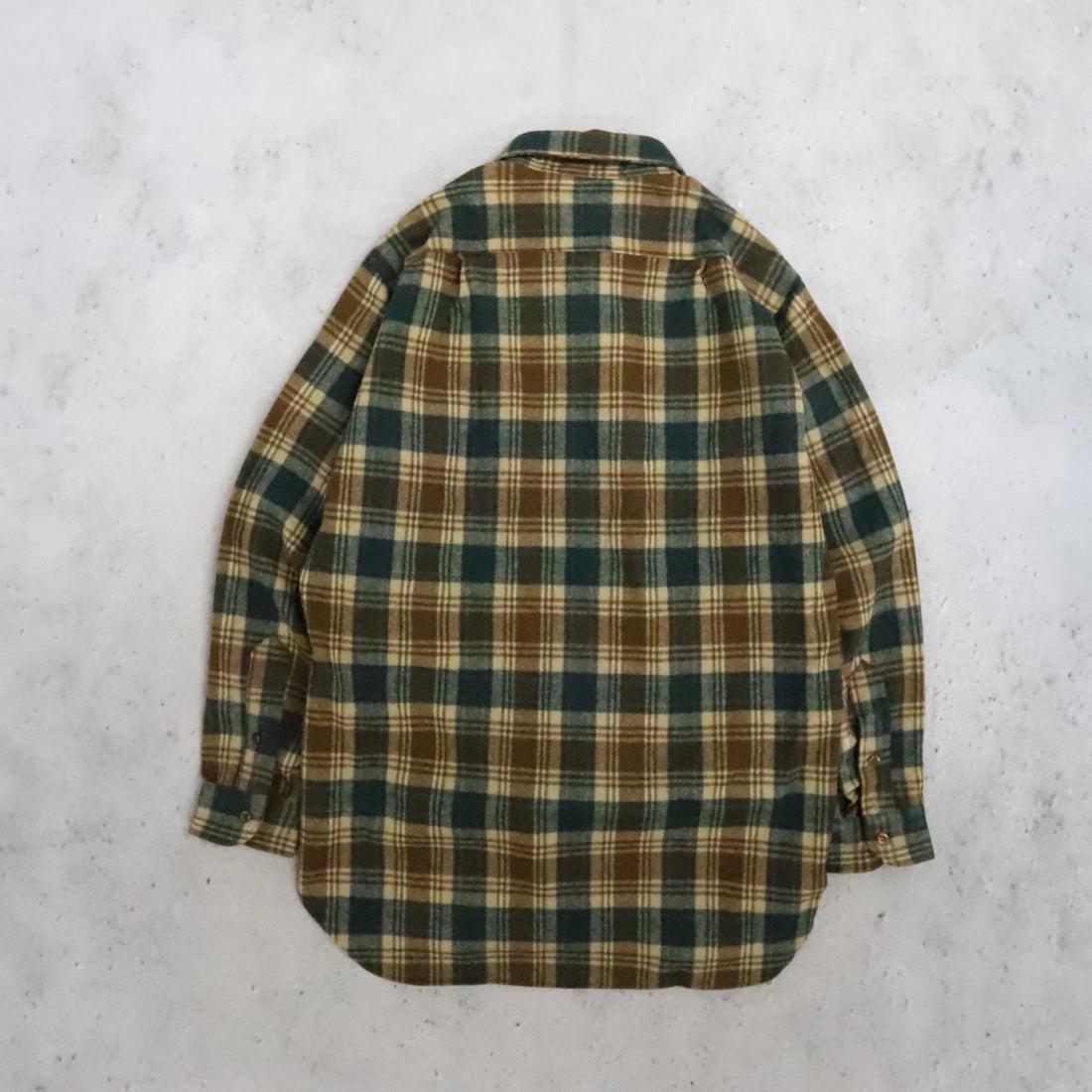 Vintage Pendleton Wool Field Button Up Shirt Size 17