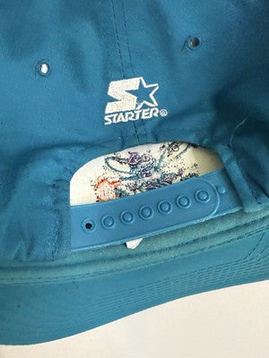Vintage Charlotte Hornets Starter Snapback Hat Cap OSFA 90s NBA