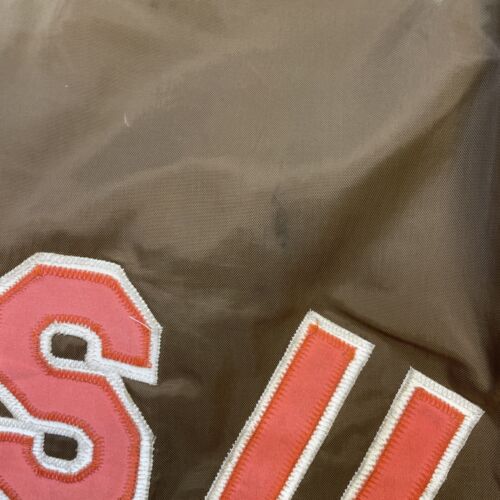 Vintage BGSU Satin Bomber Jacket Size Medium