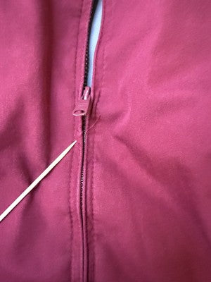 Vintage Eddie Bauer Bomber Jacket Size Large Red Reversible
